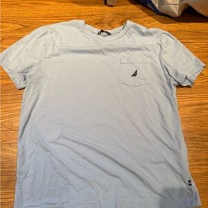 Nautica Men's Sky Blue Short Sleeve Tee
